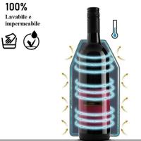 Cooler Termico Vinho Capa Bolsa Resfriadora Suco Garrafa Espumante Congelante Em Gel Premium - 5
