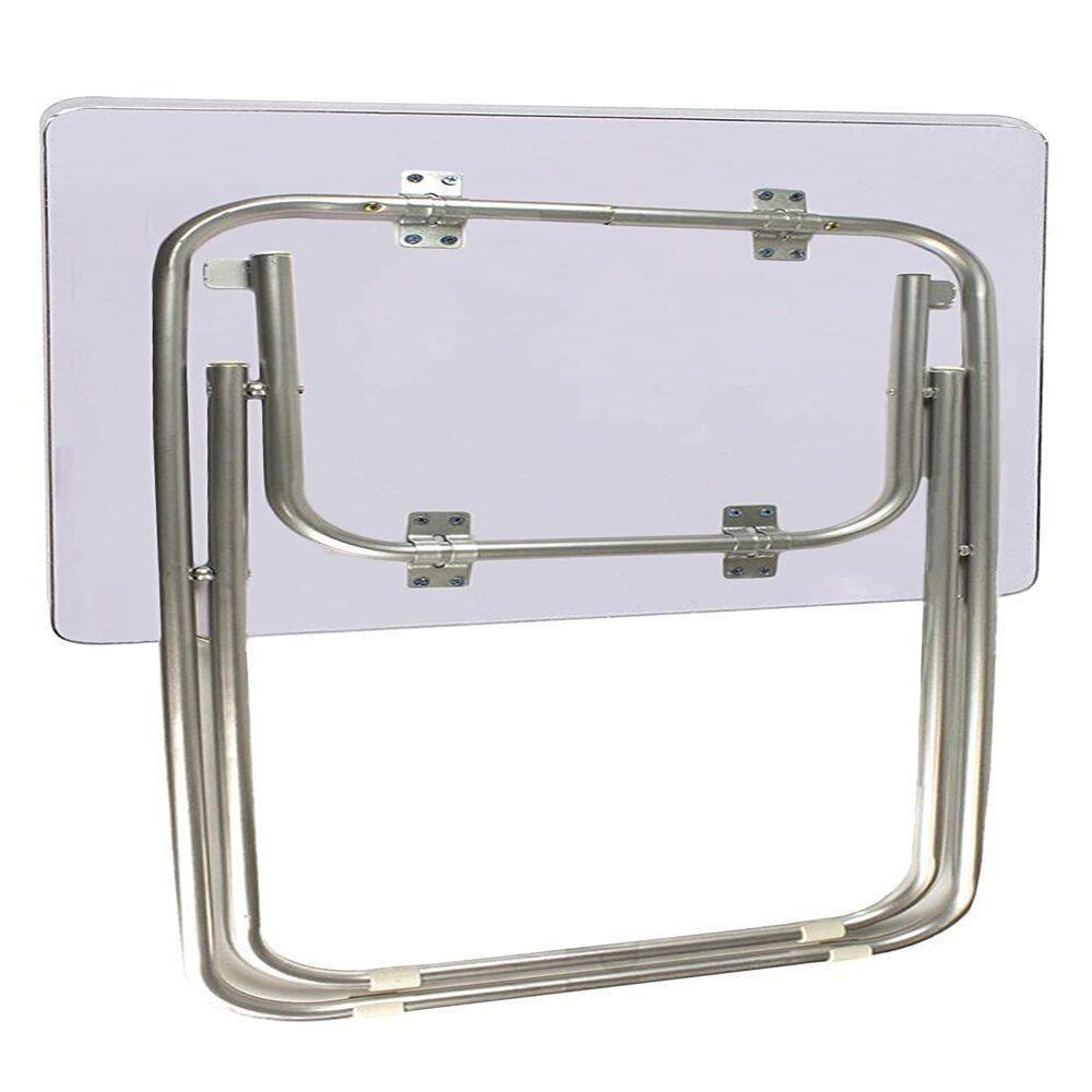 Mesa Portatil Aluminio Madeira Camping Festa Suporte Notebook Dobravel 70x50cm Home Office Multiuso - 3