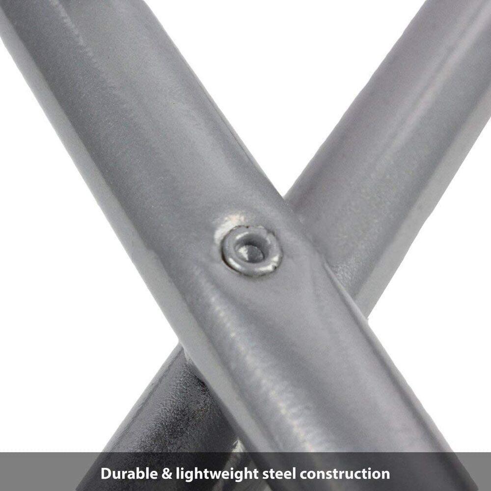 Mesa Portatil Aluminio Madeira Camping Festa Suporte Notebook Dobravel 70x50cm Home Office Multiuso - 5