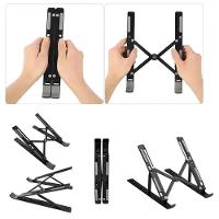 Suporte Articulado Notebook Tablet Ergonômico Base Ajustável Dobrável Antiderrapante Mesa Escritório - 5