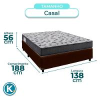 Cama Box + Colchão Casal D33 Iso100 Ortobom - 3