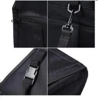 Cadeirinha Pet Transporte Assento Cachorro Gato Carro Viagem Passeio Dobravel Com Bolso Preta - 6