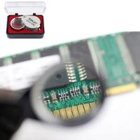 Lupa Mao Bolso Joalheria Relojoeiro Ourives Eletronica 30x21mm Portatil Articulada Zoom Geologia - 5