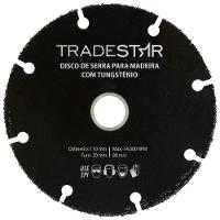 Disco Tungstenio 110 Mm Para Madeira Furo 20 Mm Tradestar - 2