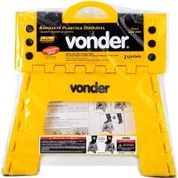 Banqueta Plástica Dobrável Amarela Altura 220 Mm Vonder - 3