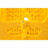 Banqueta Plástica Dobrável Amarela Altura 220 Mm Vonder - 9