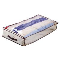 Caixa Organizadora Guarda Manta Lençol Edredom Organiza Guarda Roupa Quarto Multiuso Com Ziper E - 5