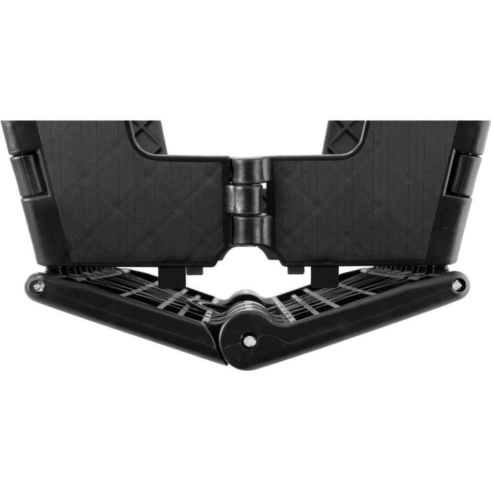 Banqueta Plástica Dobrável Preta Altura 220 Mm Vonder - 7