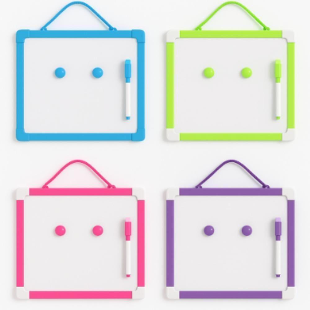 Lousa Quadro Branco Magnetico Completa Caneta Apagador 30x20cm Porta Recados Anotacoes Casa - 3