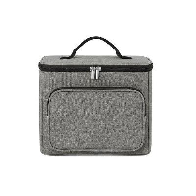 Bolsa Térmica Média Portátil Azul Claro Impermeável Espaçosa Leve