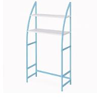 Estante Rack Organizadora Multiuso 3 Prateleiras Lavanderia Banheiro Cozinha Portátil Azul - 3