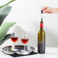 Kit Bastao Resfriador Vinho E Bico Dosador Aerador Garrafa Decantador Em Inox Luxo - 7
