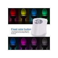 Luminaria Com Sensor Presenca Vaso Sanitario Luz Movimento Privada Criança Led 8 Cores Noturna - 5