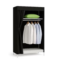 Guarda Roupa Portatil Armario Arara Cabideiro Prateleira Organizador Praia Camping Desmontavel - 1