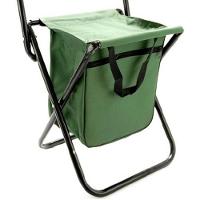 Cadeira Camping Com Bolsa Organizador Dobravel Banqueta Portatil Mochila Pesca Praia Banquinho Porta - 2