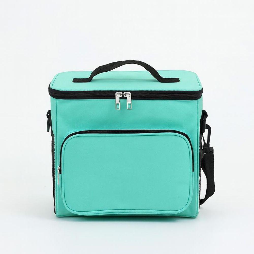 Bolsa Térmica Média Portátil Pratica Marmita Azul - 2