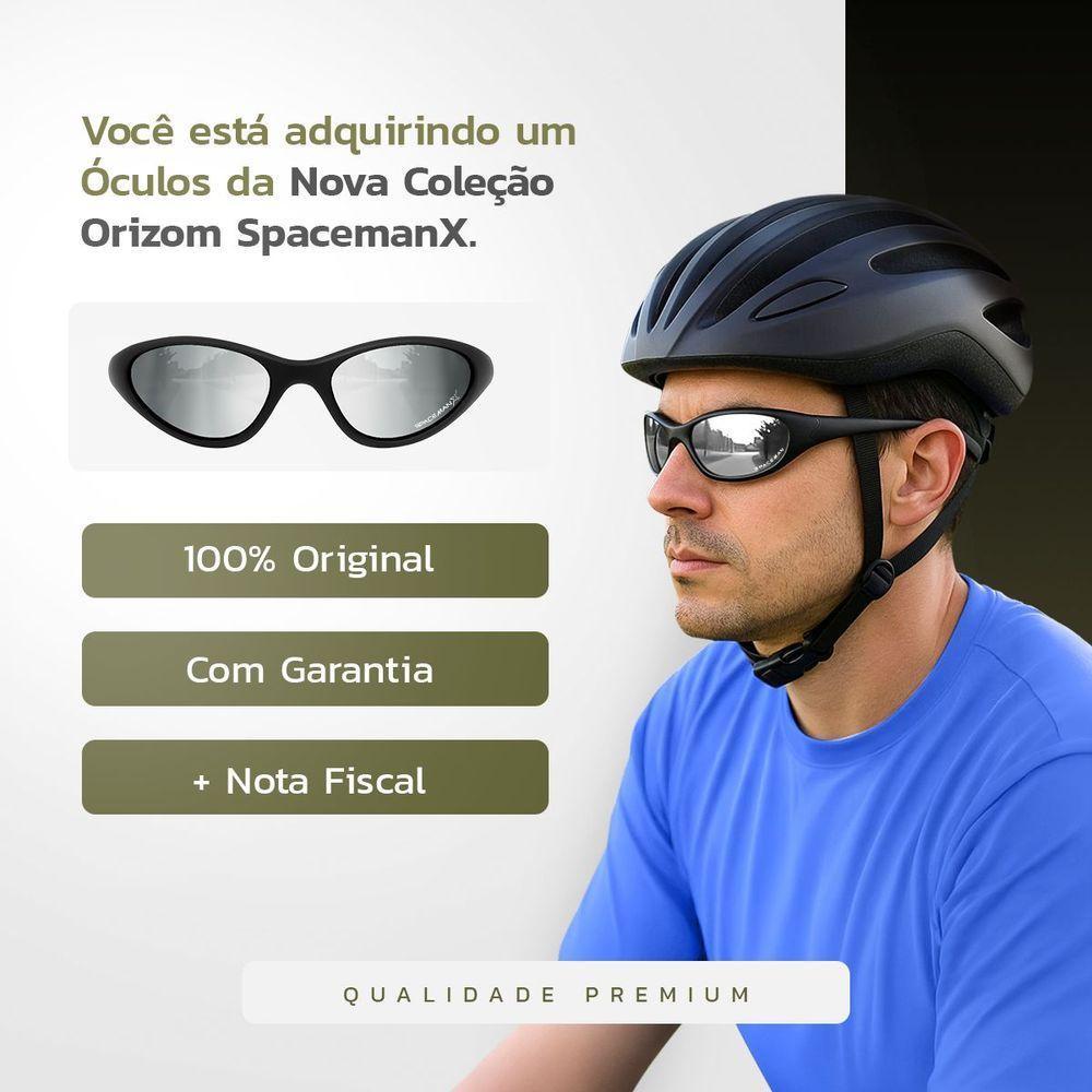 Oculos Espelhado Protecao Bike Esportivo Ciclismo Uv Presente Uv400 Original Qualidade Premium Preto - 5