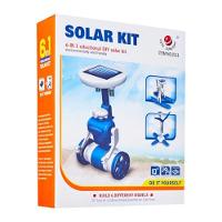 Kit Robo Solar 6 Em 1 Robotica Brinquedo Montar Helicoptero Dinossauro Educativo Placa Energia - 3