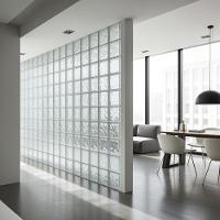 Tijolo De Vidro 19 X 19 X 8 Cm Floral Gelo Translúcido 06 Unidades Tradestar - 6