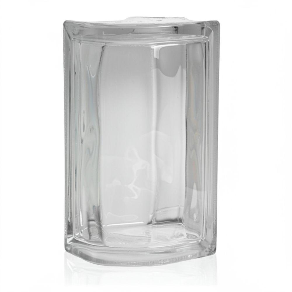 Tijolo De Vidro 19 X 19 X 8 Cm Translúcido Canto 08 Unidades Tradestar - 2