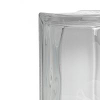 Tijolo De Vidro 19 X 19 X 8 Cm Translúcido Canto 08 Unidades Tradestar