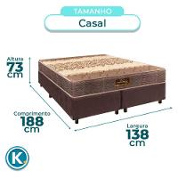 Conjunto Cama Box Blindado Casal + Colchão D26 Ortophedic Sankonfort - 3