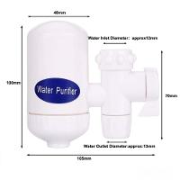 Torneira Filtro Purificador Agua Em Ceramica Adaptador Filtro Ecologico Universal Removedor Residos - 3