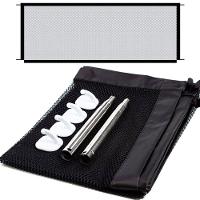 Grade Protecao Criança Bebe Cao Cachorro Expansiva Rede Dobravel Portatil Portao Segurança Tela Em - 8