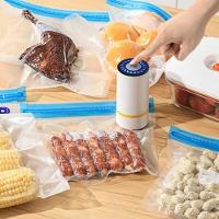 Bomba Succao Vacuo Eletrica Armazenamento Roupas Alimentos Mini Seladora Saquinhos Tira Ar Sem Fio - 2
