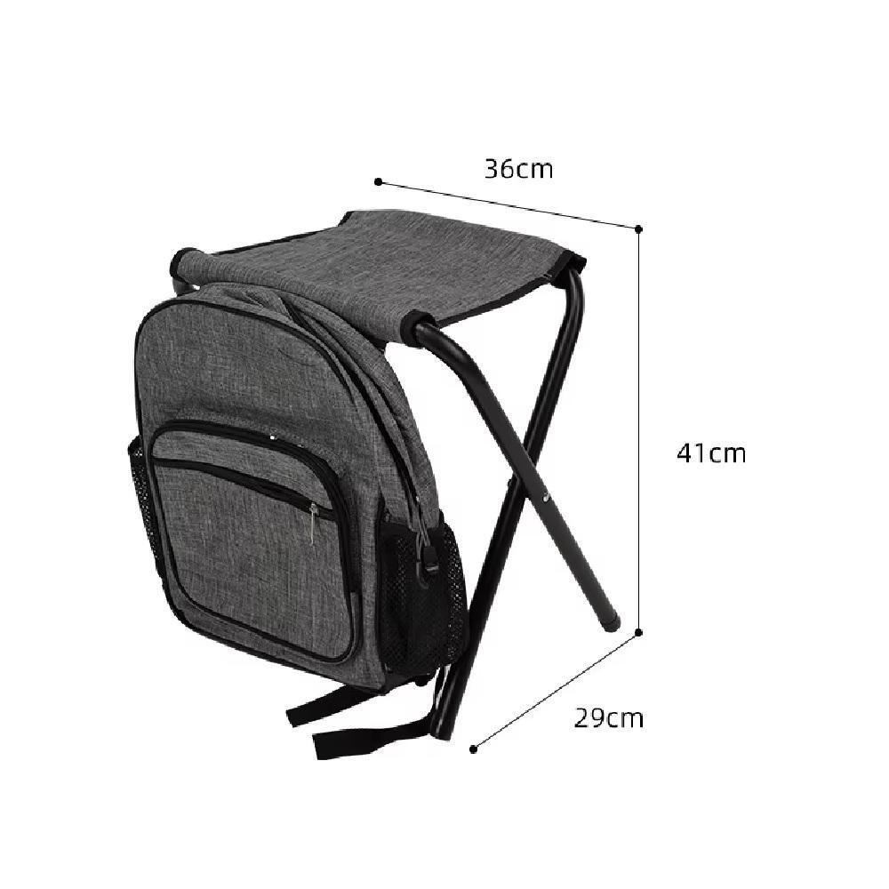 Mochila Termica Banqueta Dobravel Banco Portatil Bolsa Cooler Cadeira Camping Pesca Praia Viagem - 9