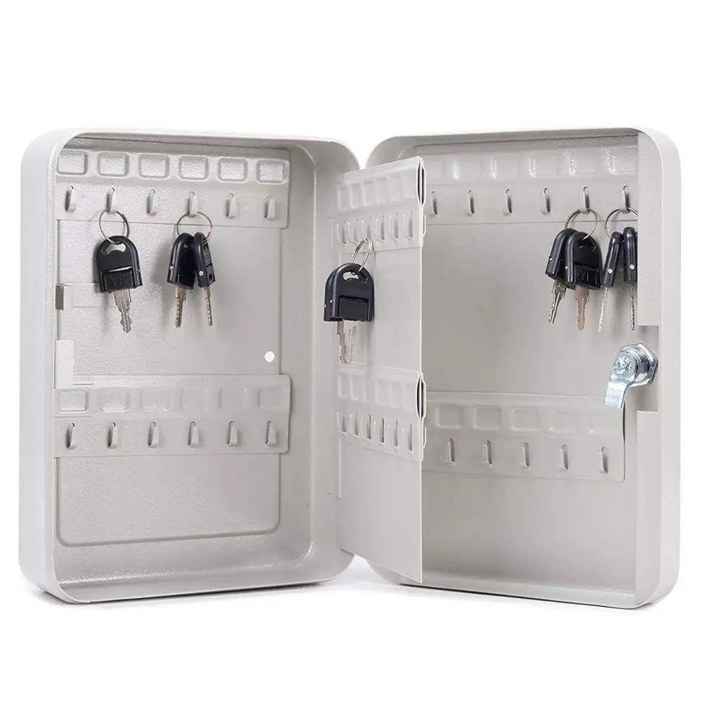 Porta Chaves Armario Claviculario 48 Chaves Ferro Cofre Organizador Profissional Empresarial Kit - 3