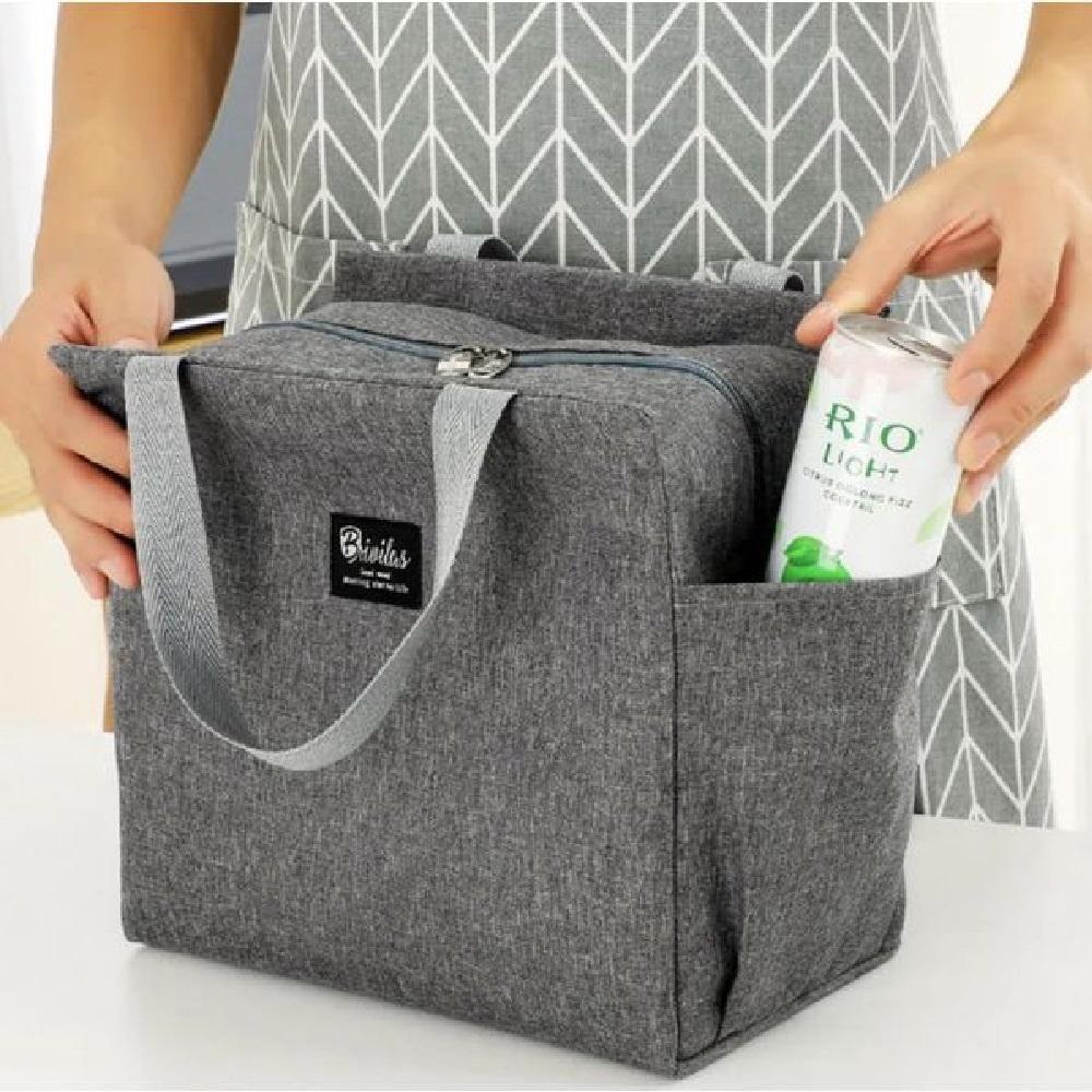 Bolsa Termica Marmita Fitness Grande Trabalho Academia Passeio Viagem Comida Frutas Alca Bolso - 4