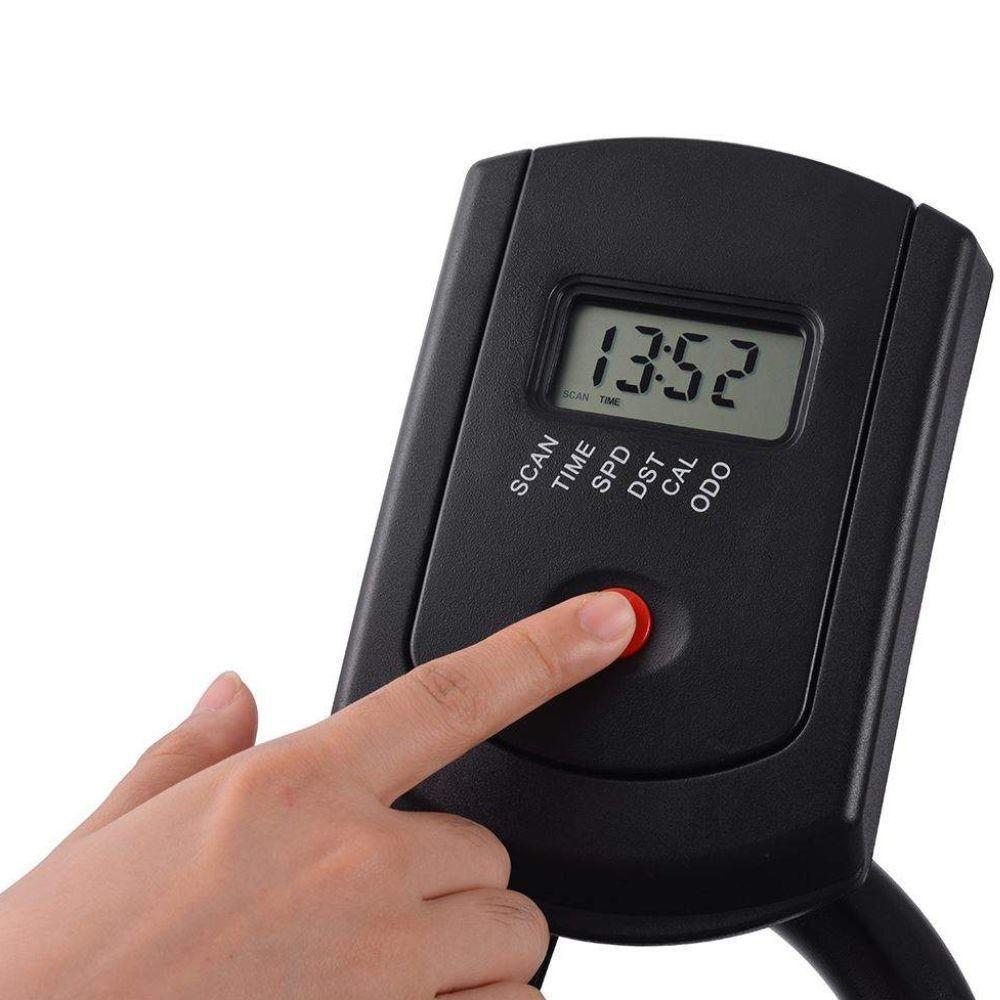 Bicicleta Spinning Bike Ergometrica Semi Profissional 120kg Ciclo Computador Digital Lcd Roda - 8