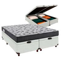 Cama Box Bau + Colchão Casal D33 Iso100 Ortobom - 1