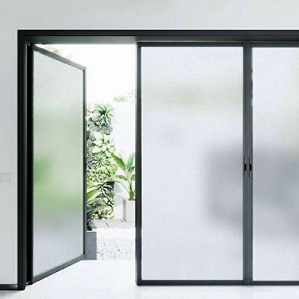 Adesivo Jateado Vidro Pelicula Jateada Box Banheiro Janela 2m Porta Fosco Cristal Autocolante Vinil - 4