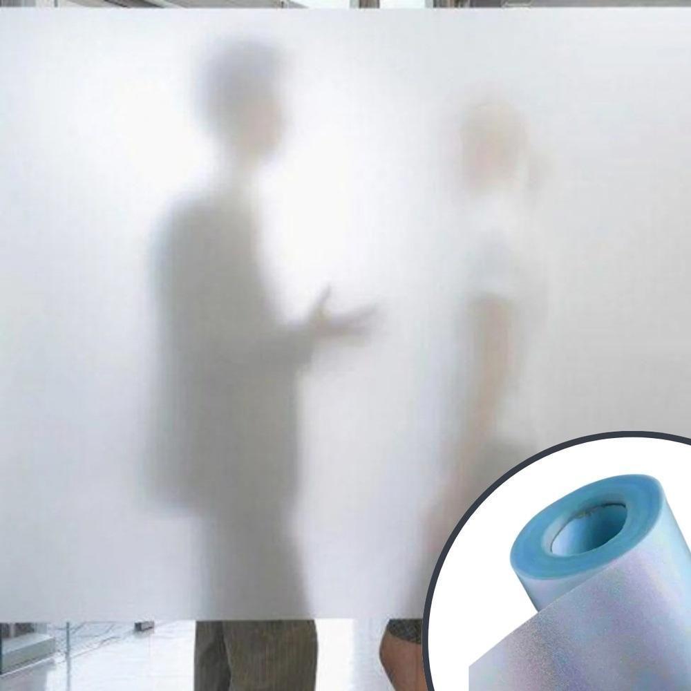 Adesivo Jateado Vidro Pelicula Jateada Box Banheiro Janela 2m Porta Fosco Cristal Autocolante Vinil - 7