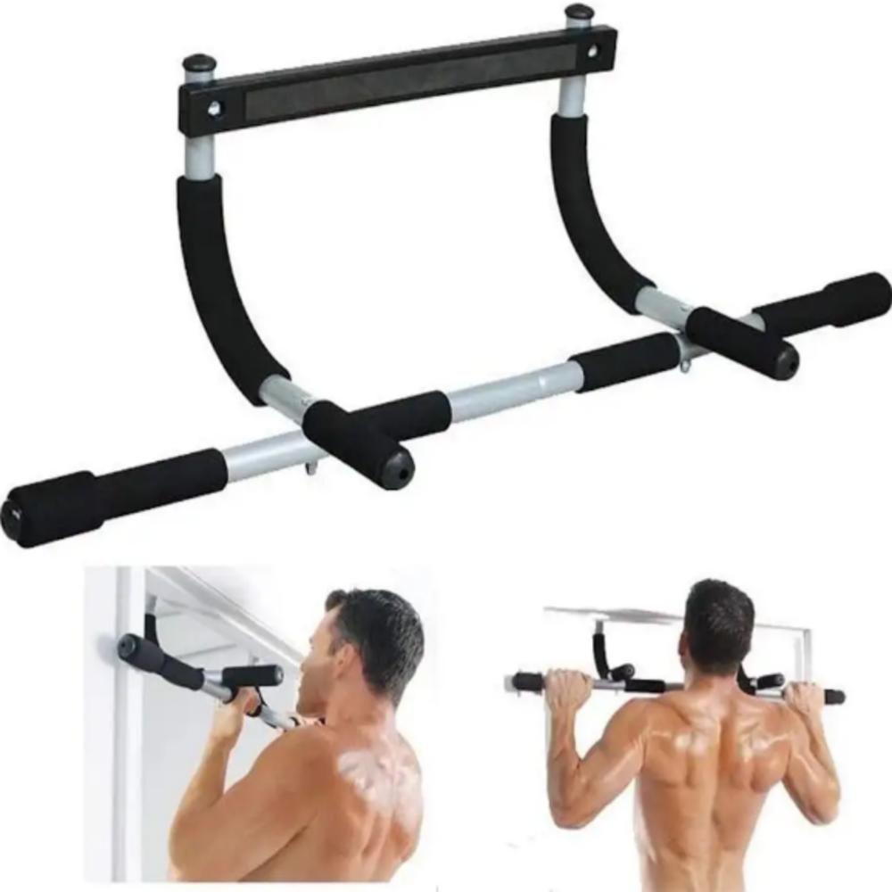 Barra Exercicios Porta Chao Fixa Mista Musculacao Flexao Abdominal Exercicios Academia Em Casa - 2