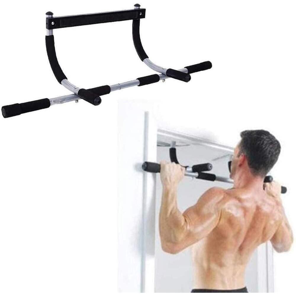 Barra Exercicios Porta Chao Fixa Mista Musculacao Flexao Abdominal Exercicios Academia Em Casa - 4
