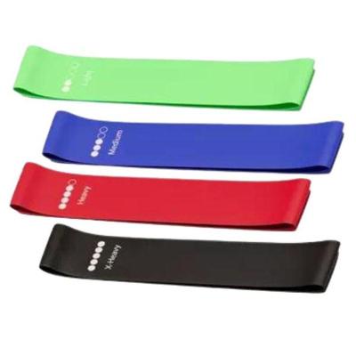 Kit Com 5 Faixas Elásticas Exercícios Mini Band Crossfit