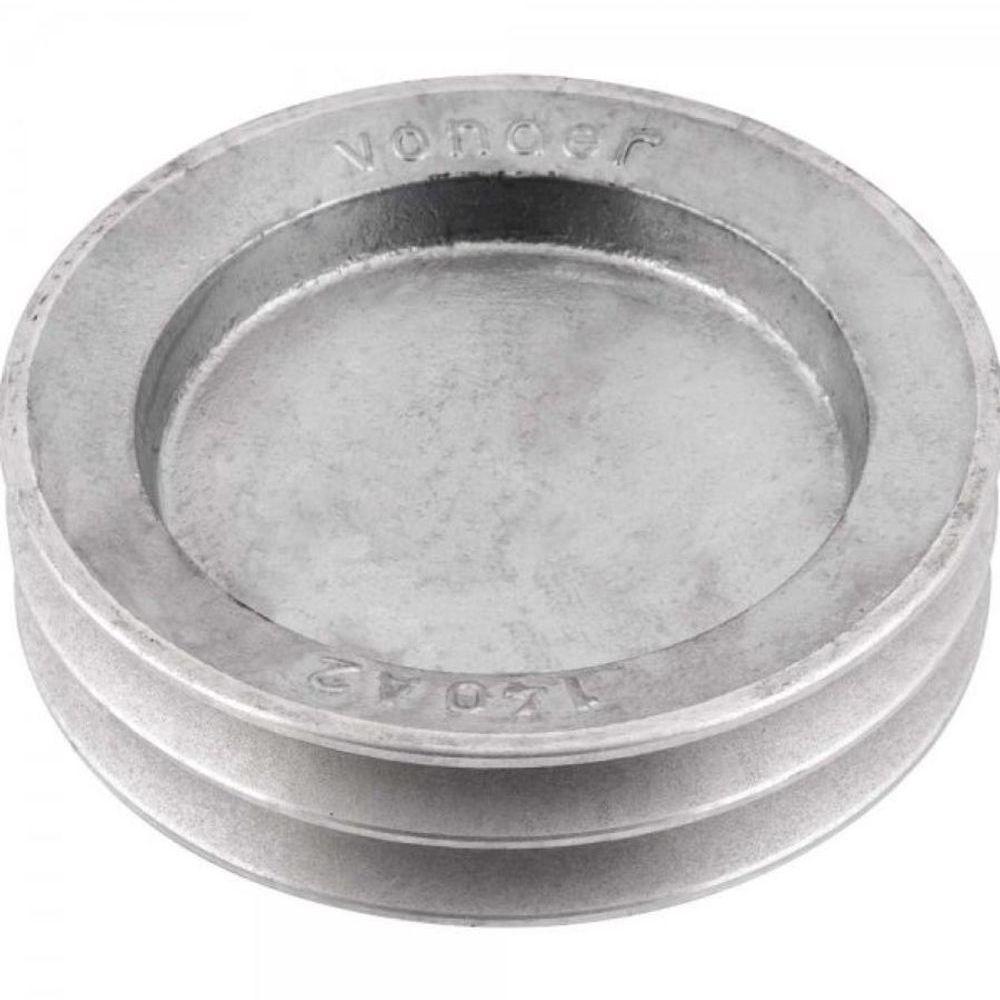 Polia Alumínio 140mm 2 Canais Perfil A Vonder - 3