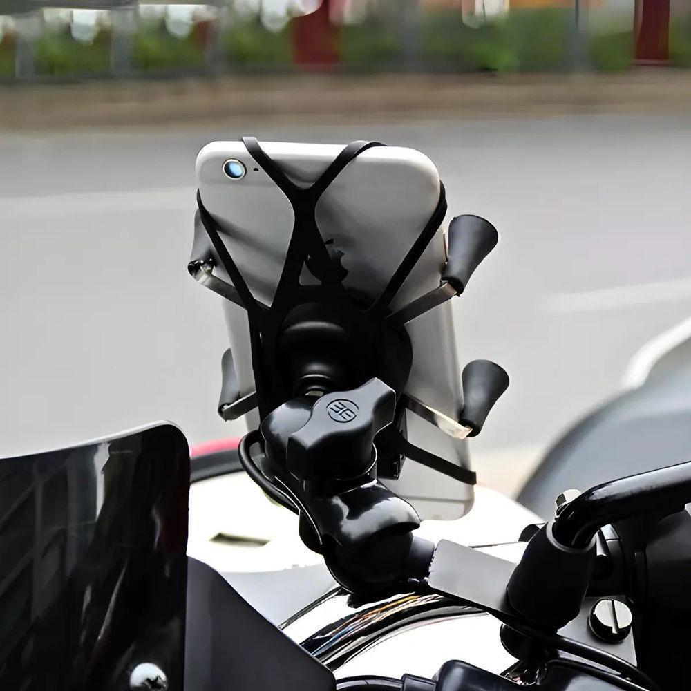 Suporte Celular Moto E Bicicleta Pratico Portátil - 3