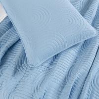 Cobre Leito Arcos 200 Fios Casal Padrão 03 Peças 100% Poliéster - Nuvem Azul - 3