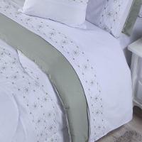 Kit Edredom Damasco Queen 11 Peças 100% Poliéster 200 Fios - Cinza - 3