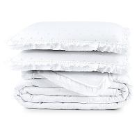 Colcha Alice 200 Fios King 03 Peças 100% Poliéster - Branco - 2