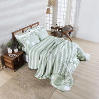 Cobre Leito + Jogo De Cama Afeto 400 Fios Queen 07 Peças 100% Poliéster - Adria - 1