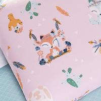 Kit Cobre Leito + Jogo De Cama Tutti Kids 200 Fios Solteiro 05 Peças 100% Poliéster - Foxy - 7