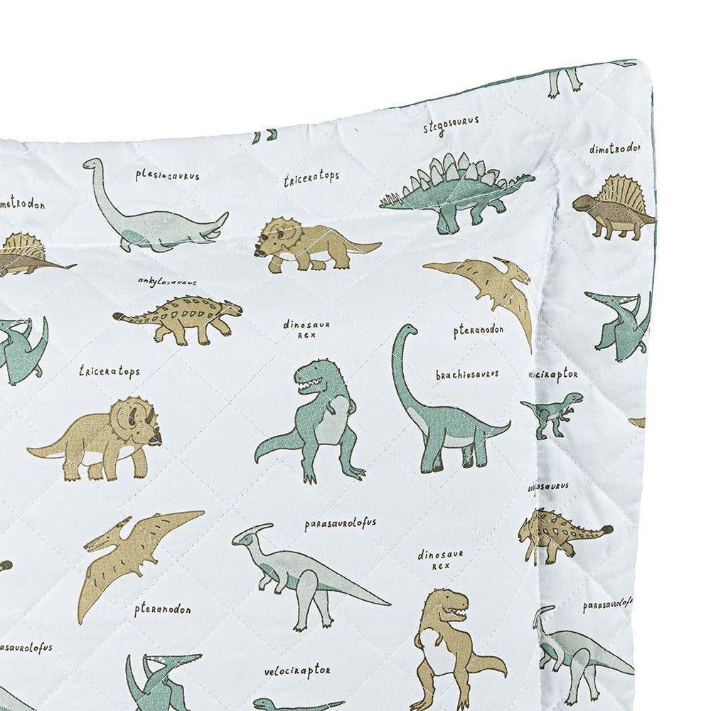 Kit Cobre Leito + Jogo De Cama Tutti Kids 200 Fios Solteiro 05 Peças 100% Poliéster - Dino World - 3