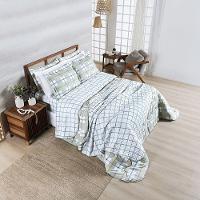 Cobre Leito + Jogo De Cama Afeto 400 Fios Casal Padrão 07 Peças 100% Poliéster - York - 1