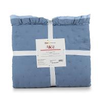 Colcha Alice 200 Fios King 03 Peças 100% Poliéster - Azul - 3