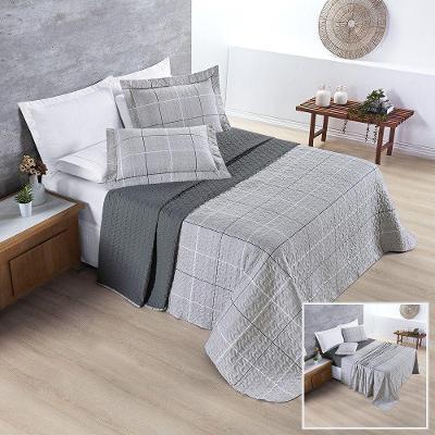 Cobre Leito + Jogo De Cama Avere 200 Fios Solteiro 05 Peças 100% Poliéster - Dallas